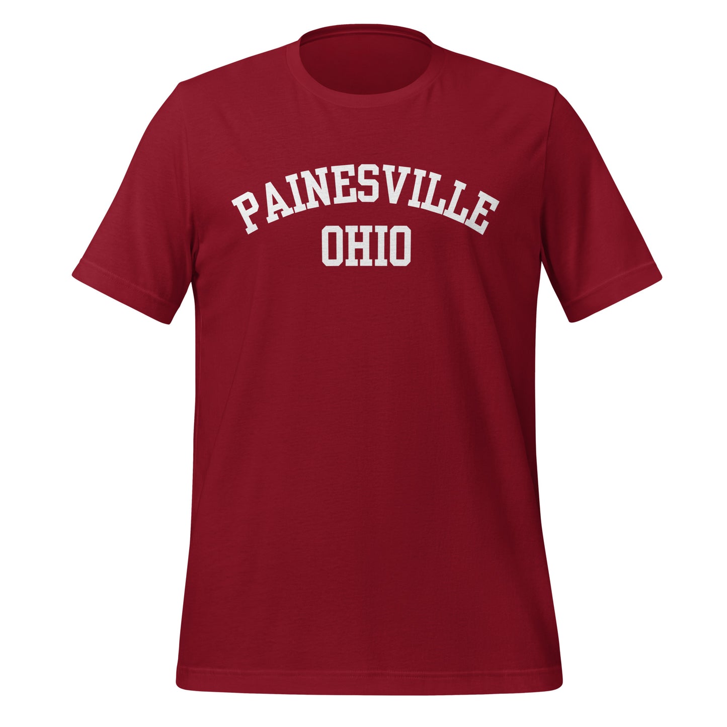 Painesville Ohio Block Short Sleeve Unisex t-shirt
