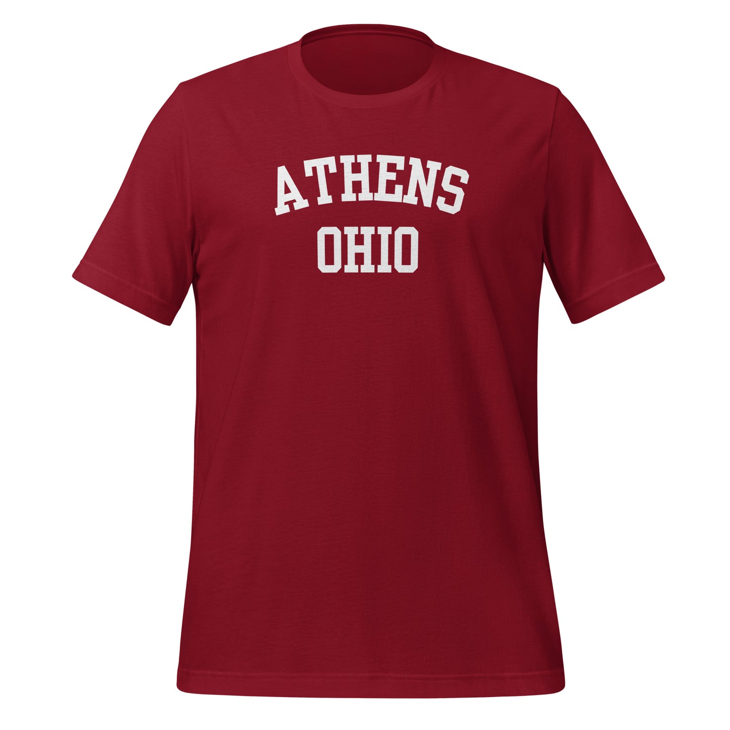 Athens Ohio Block Short Sleeve Unisex t-shirt