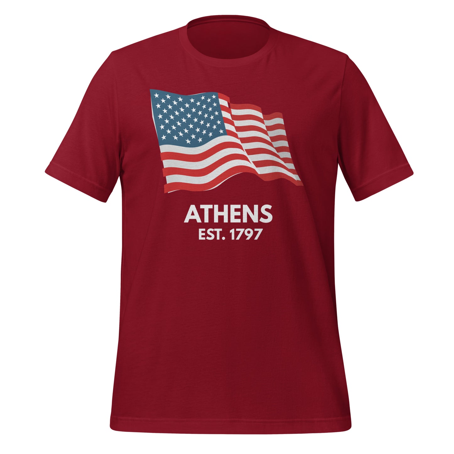 Athens Ohio USA Short Sleeve Unisex t-shirt