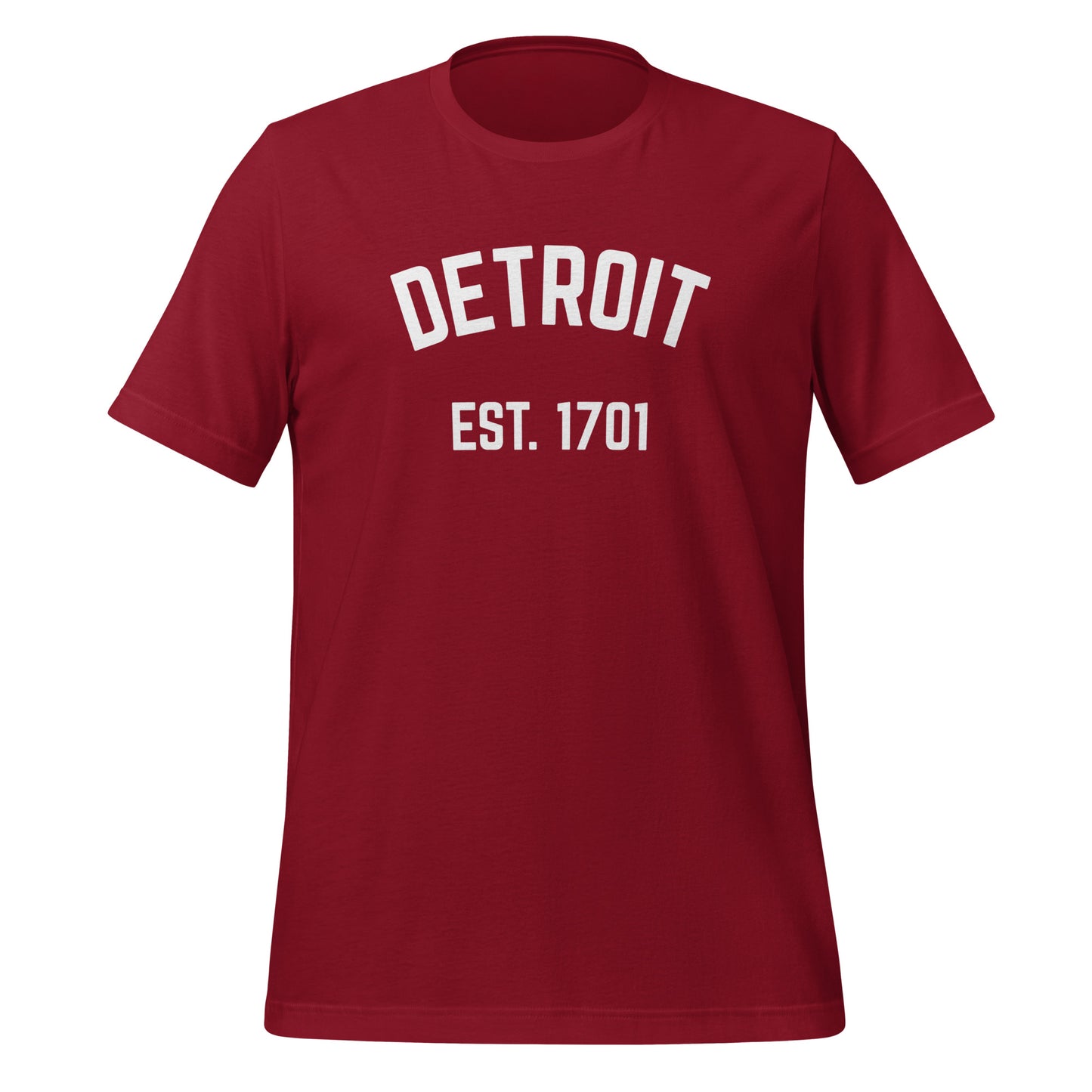 Detroit Michigan EST Short Sleeve Unisex t-shirt