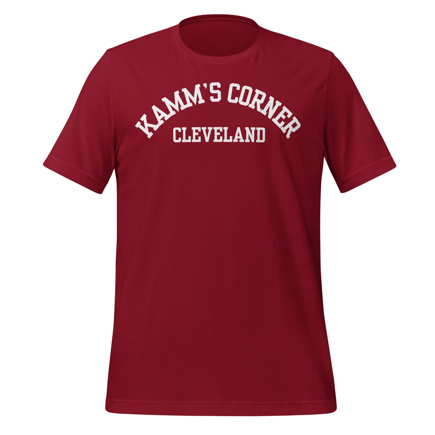 Kamm's Corner Cleveland Ohio Block Unisex T-Shirt