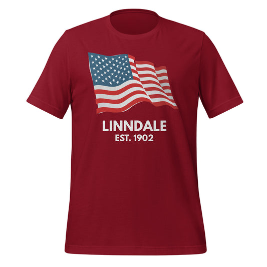 Linndale Ohio Fourth of July Short Sleeve Unisex t-shirt