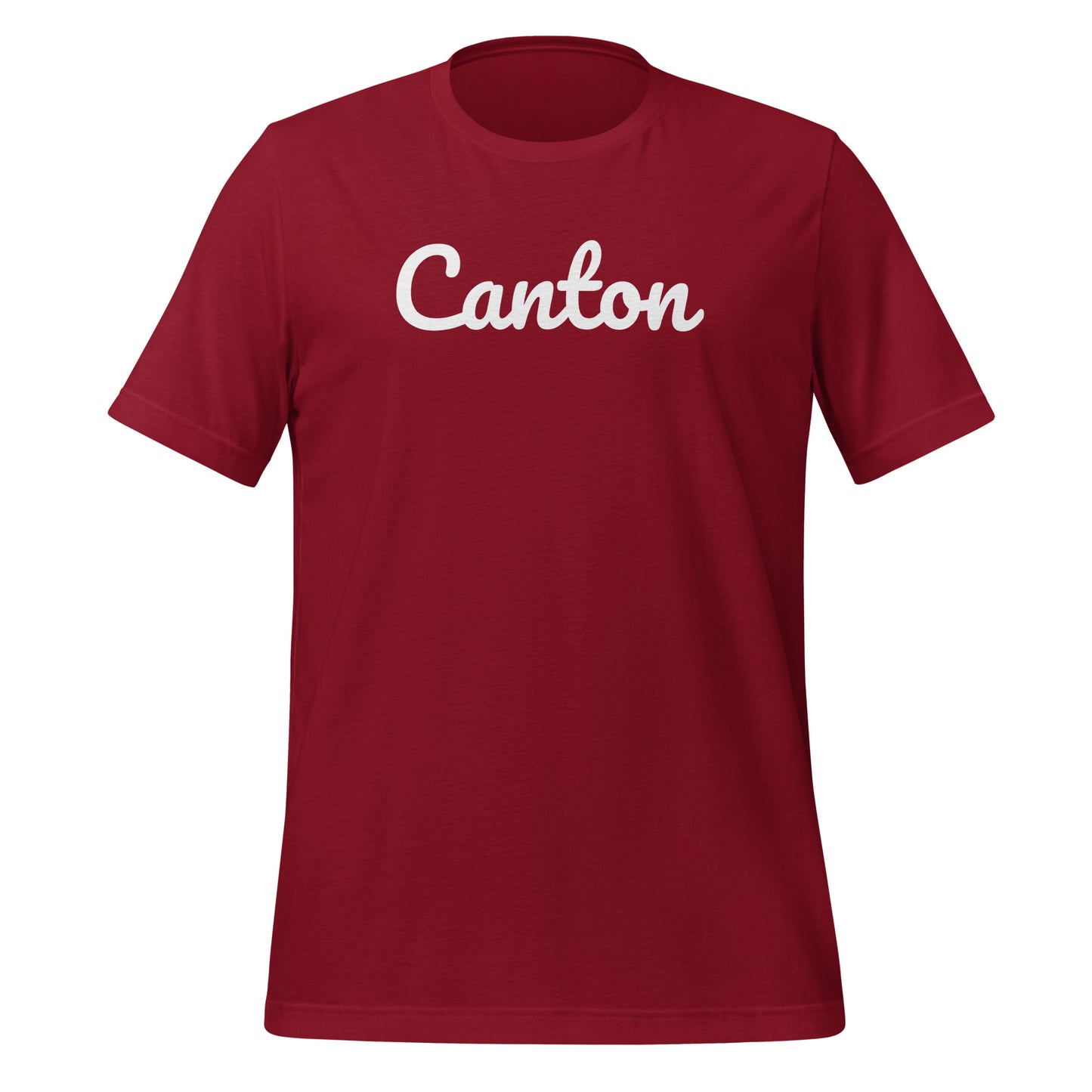 Canton Ohio Solo Script Short Sleeve Unisex t-shirt
