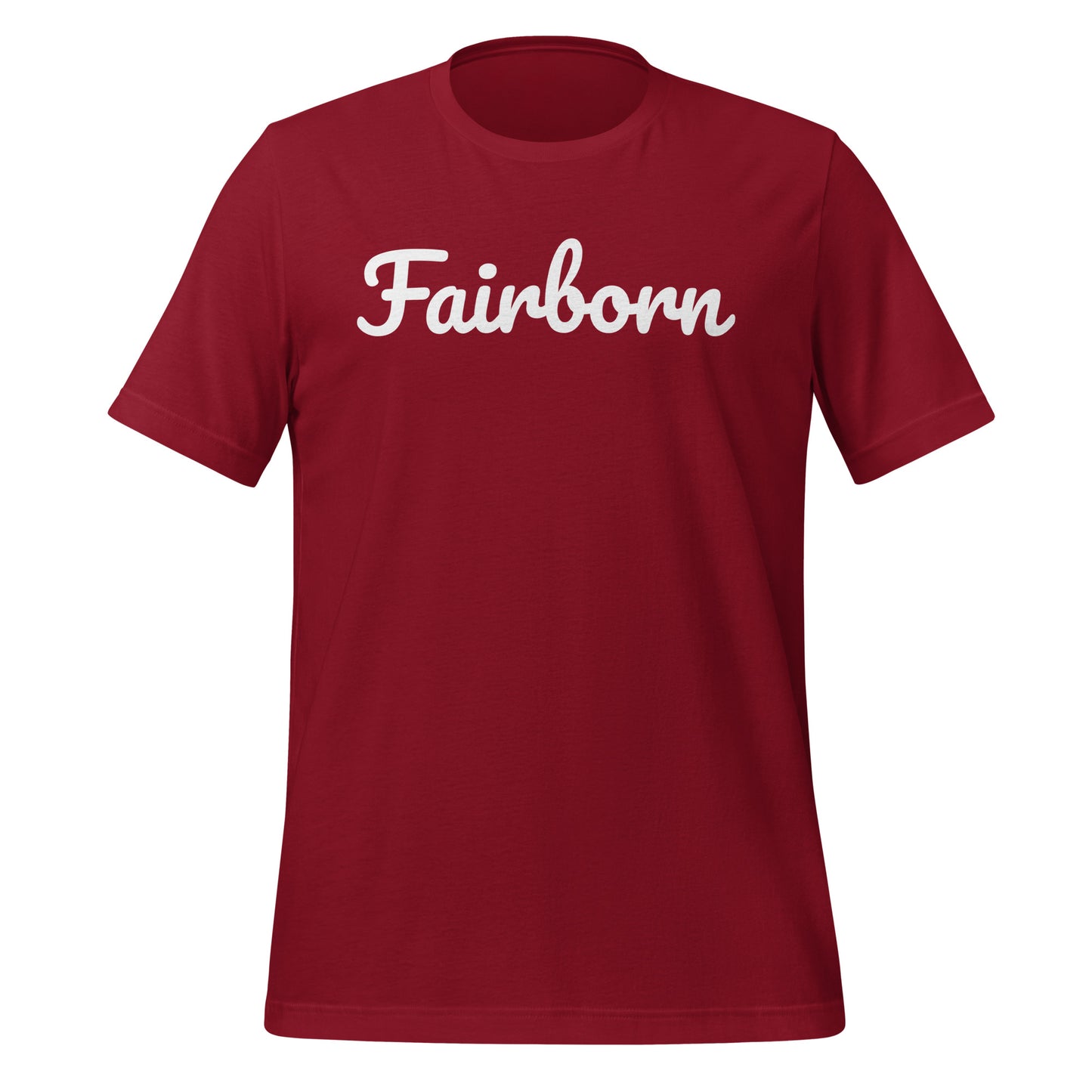 Fairborn Ohio Solo Script Unisex t-shirt