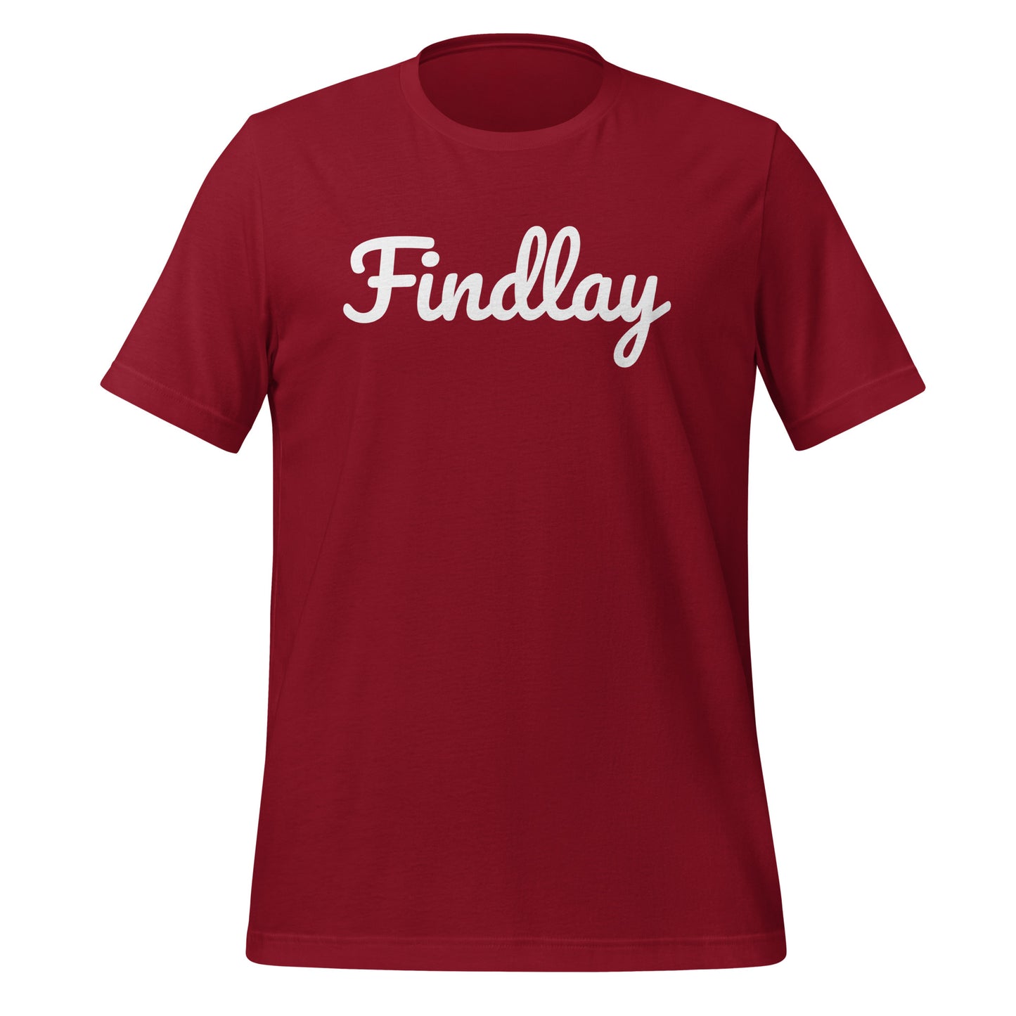Findlay Ohio Solo Script Unisex t-shirt