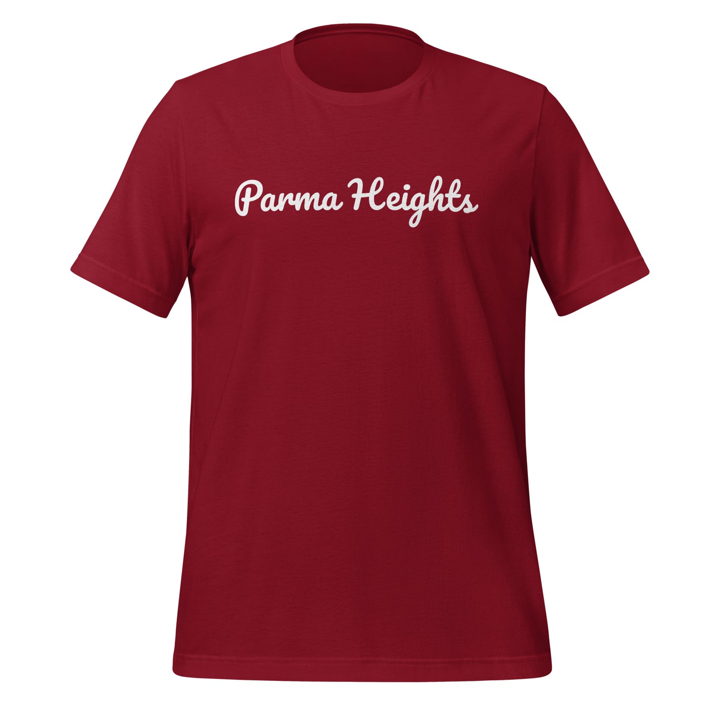 Parma Heights Ohio Solo Script Unisex t-shirt