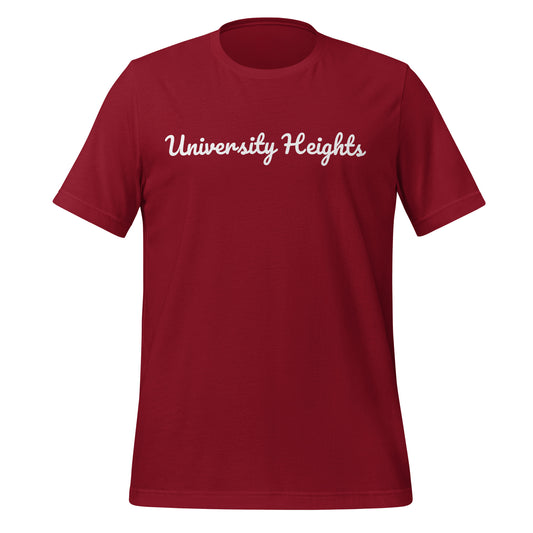 University Heights Ohio Solo Script Unisex t-shirt