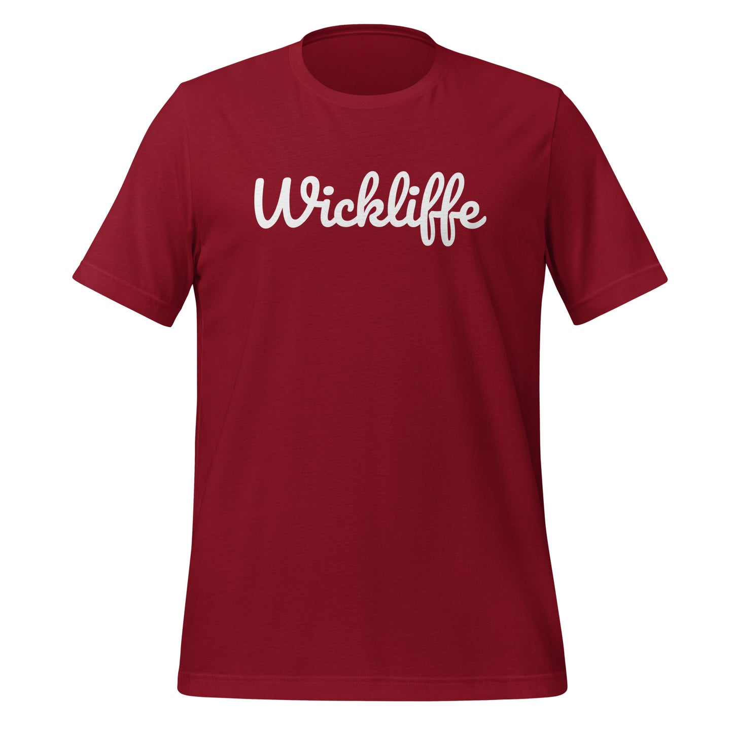 Wickliffe Ohio Solo Script Unisex t-shirt