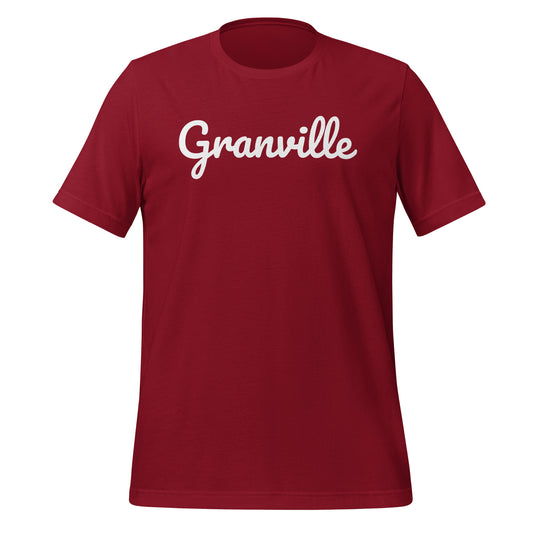 Granville Ohio Solo Script Unisex t-shirt