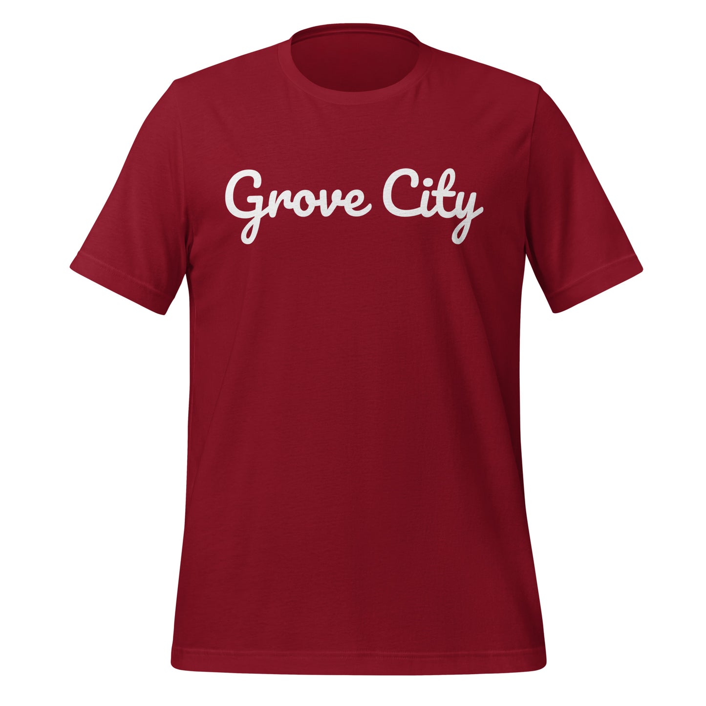 Grove City Ohio Solo Script Unisex t-shirt