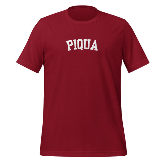 Piqua Ohio Block Solo Unisex t-shirt