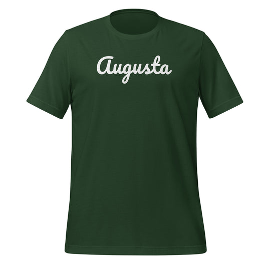 Augusta, Georgia - White Logo Short Sleeve Unisex t-shirt