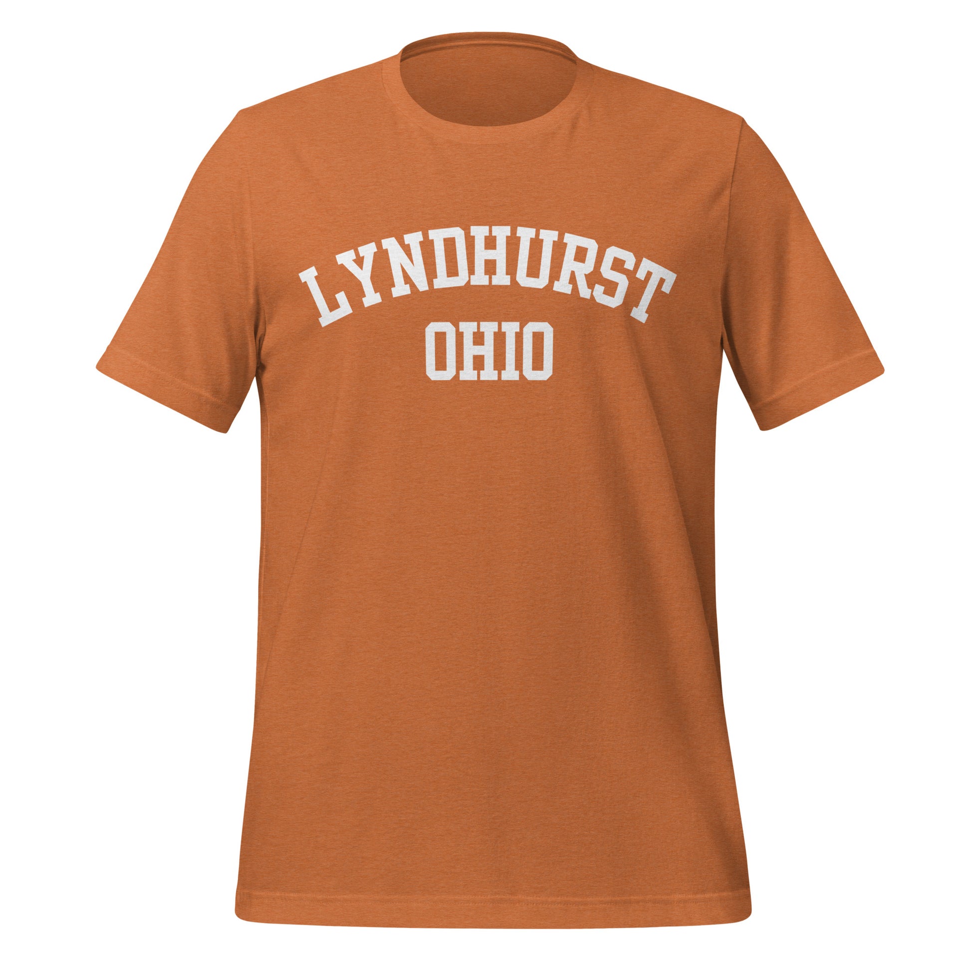 Lyndhurst Ohio Block Short Sleeve Unisex T-Shirt