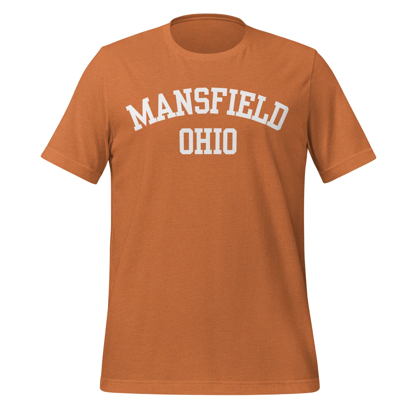 Mansfield Ohio Block Short Sleeve Unisex t-shirt