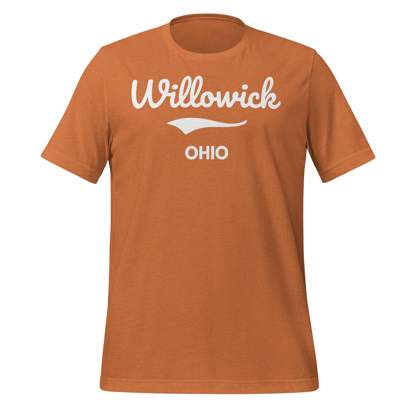 Willowick Ohio Script Short Sleeve Unisex t-shirt