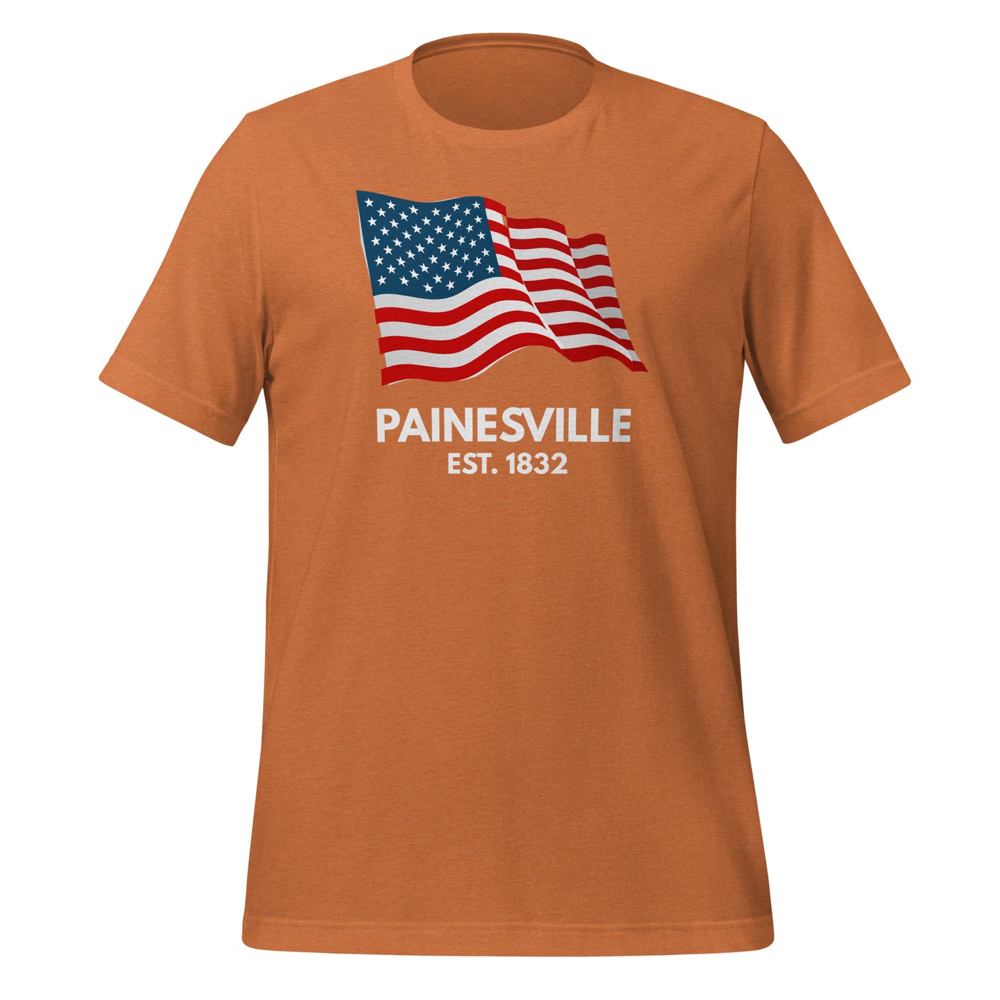 Painesville Ohio Fourth of July Short Sleeve Unisex T-shirt
