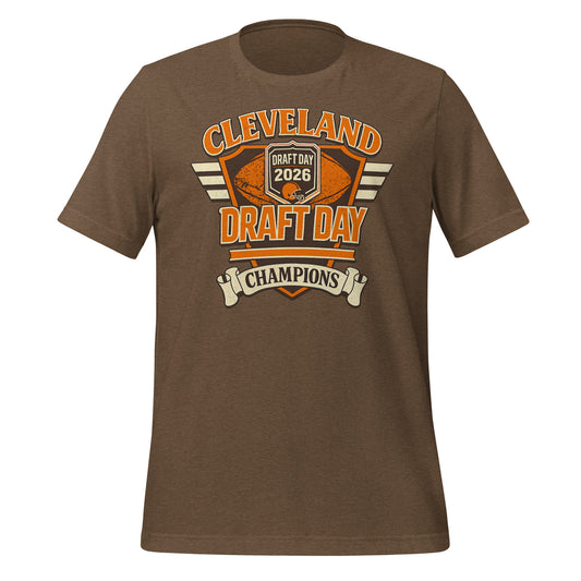 Cleveland Football Draft Day Champions Unisex T-shirt