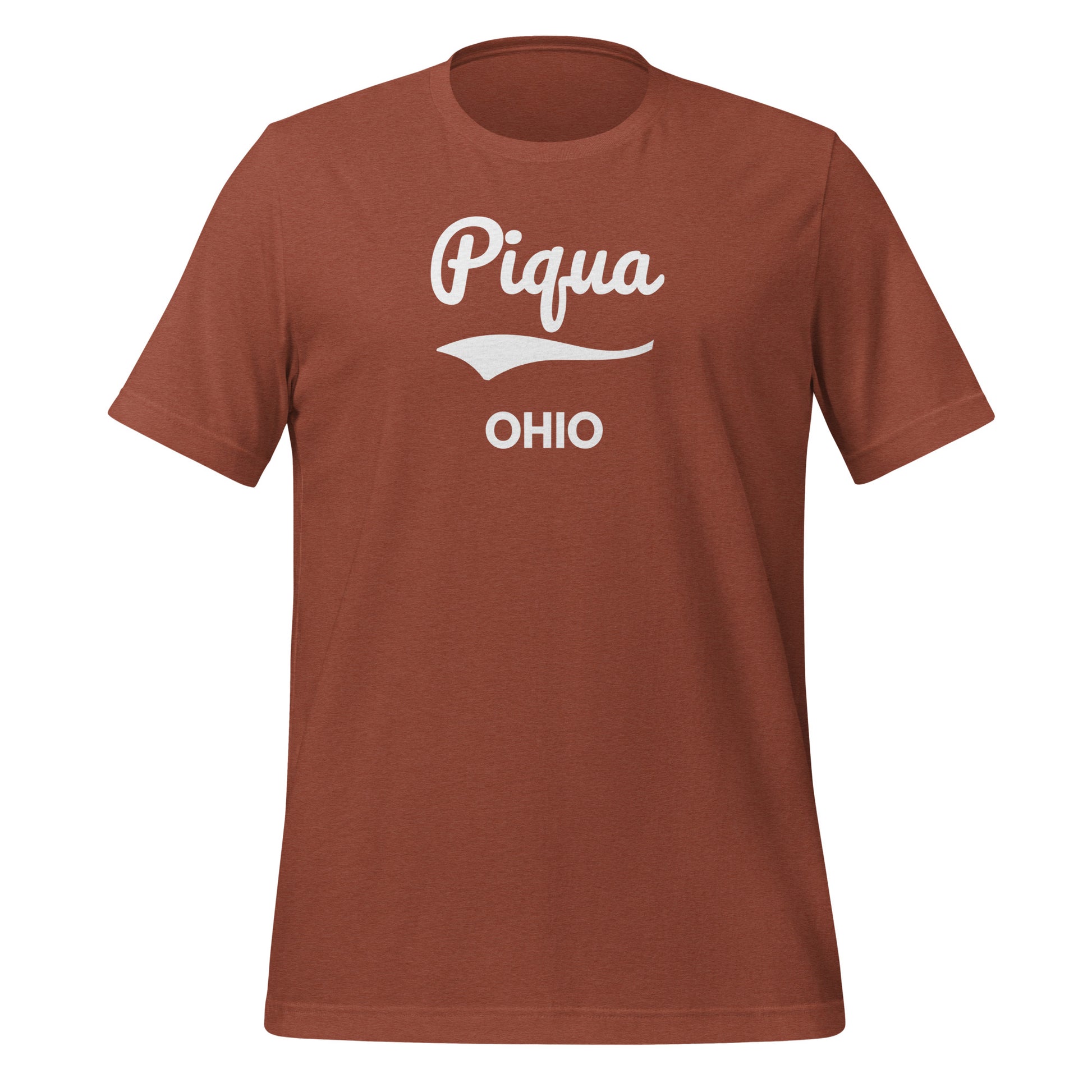 Piqua Ohio Script Short Sleeve Unisex T-Shirt