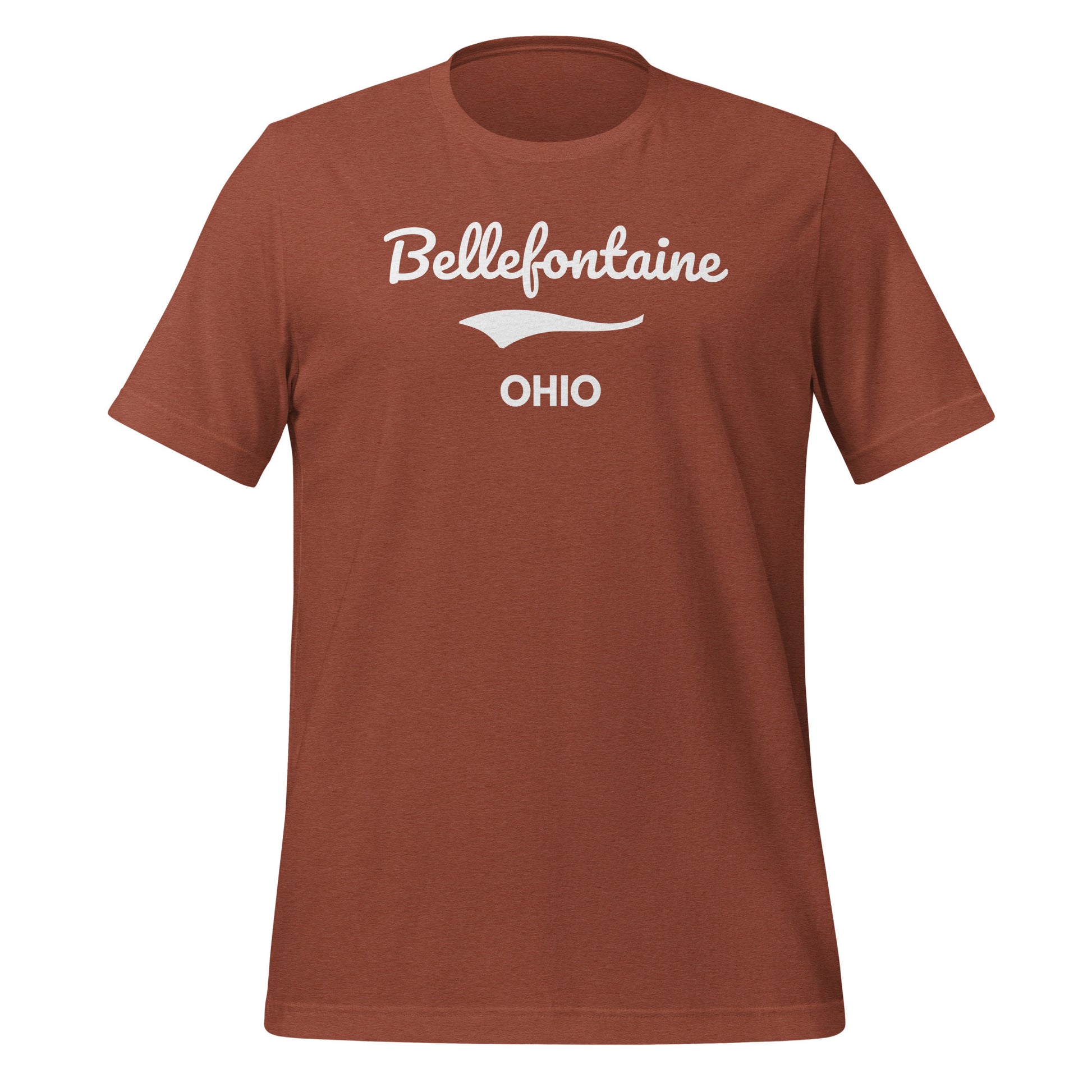 Bellefontaine Ohio Script Short Sleeve Unisex t-shirt