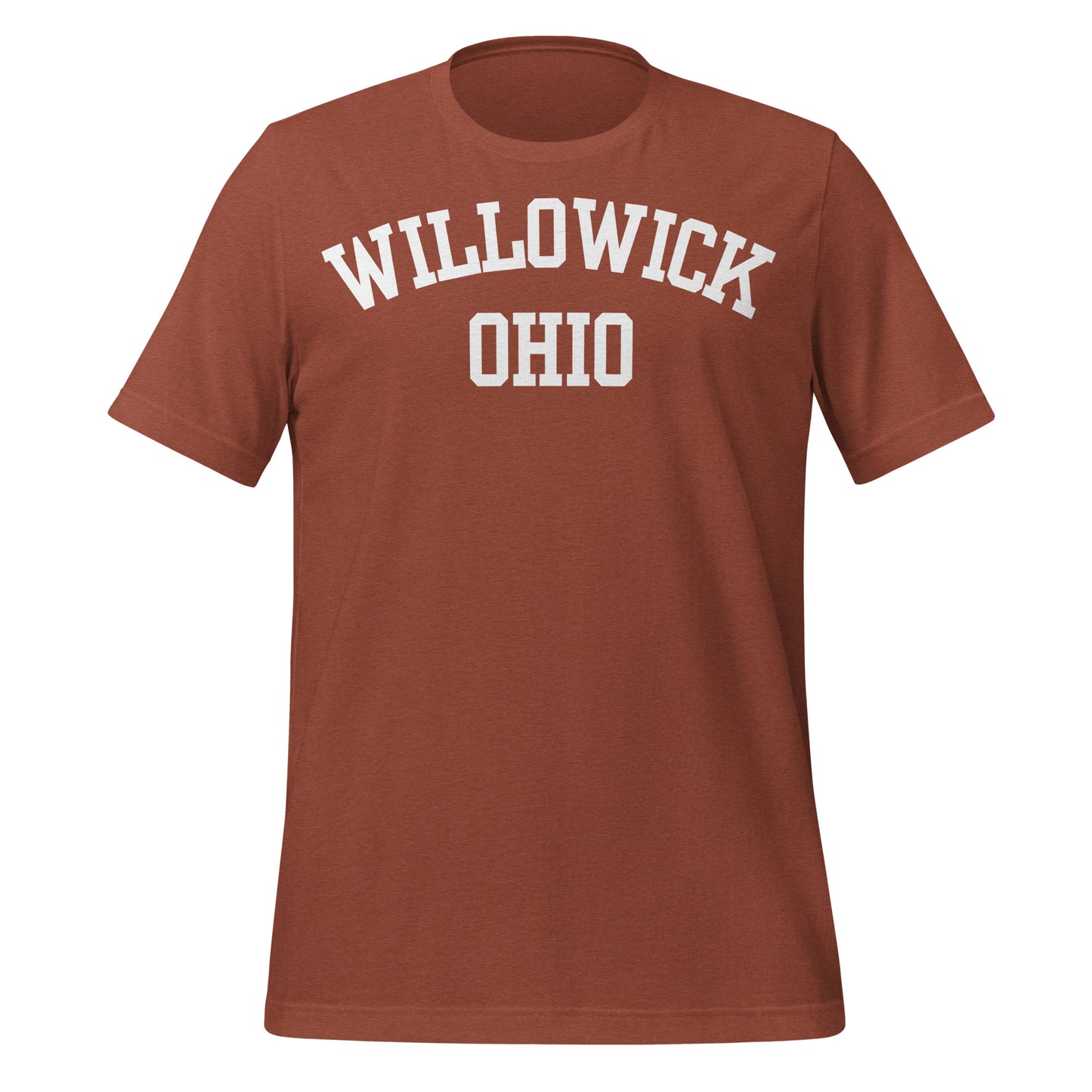 Willowick Ohio Block Short Sleeve Unisex t-shirt
