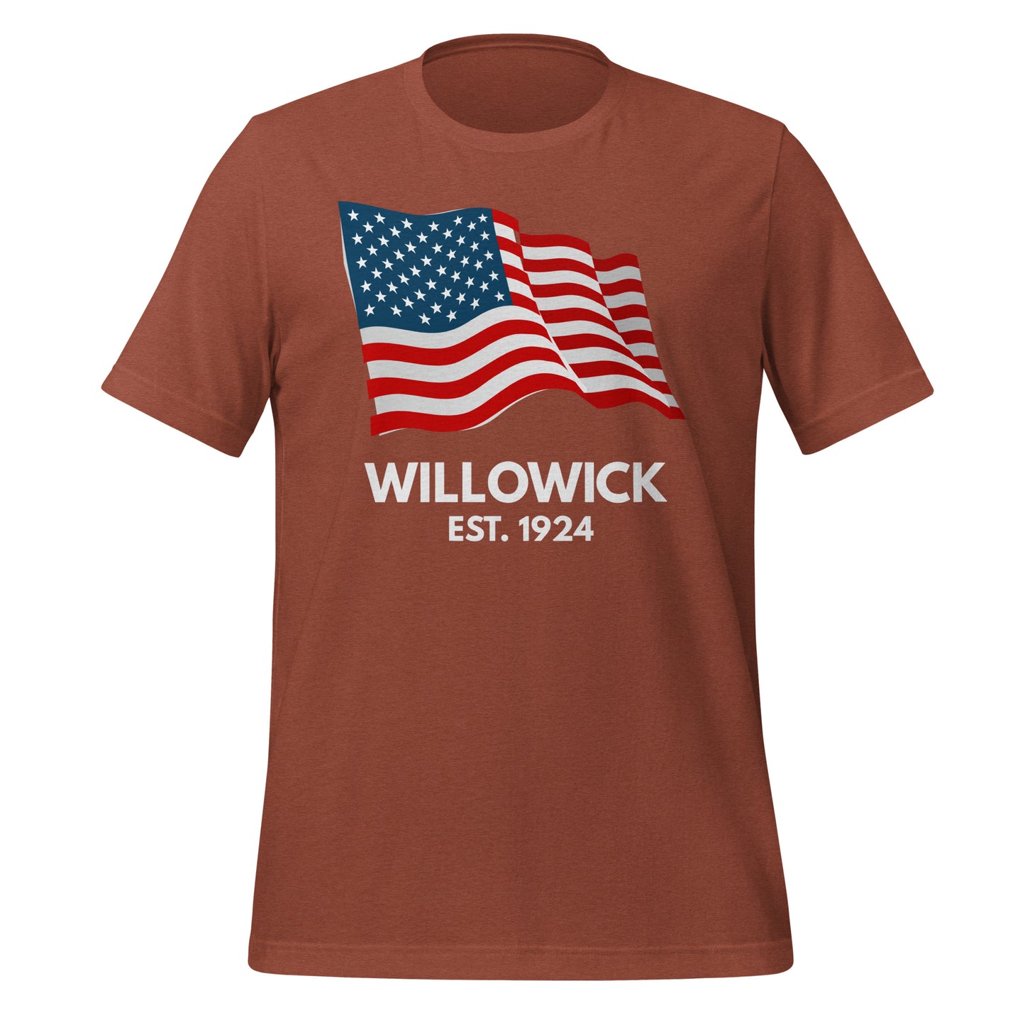 Willowick Ohio USA Short Sleeve Unisex t-shirt
