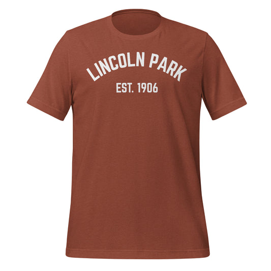 Lincoln Park Michigan EST Short Sleeve Unisex T-shirt