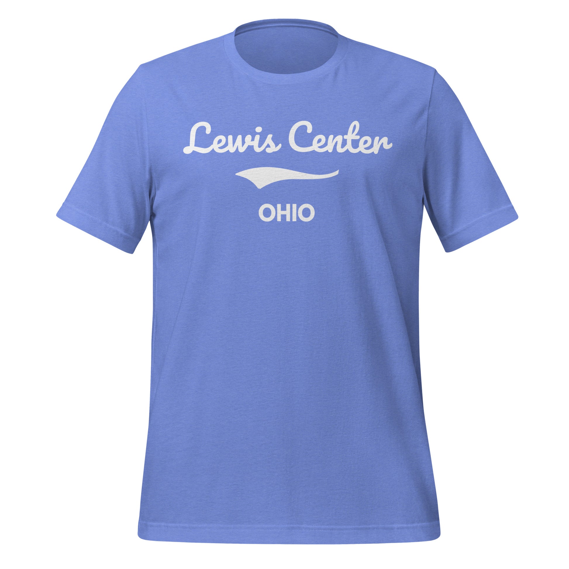 Lewis Center Ohio Script Short Sleeve Unisex T-Shirt