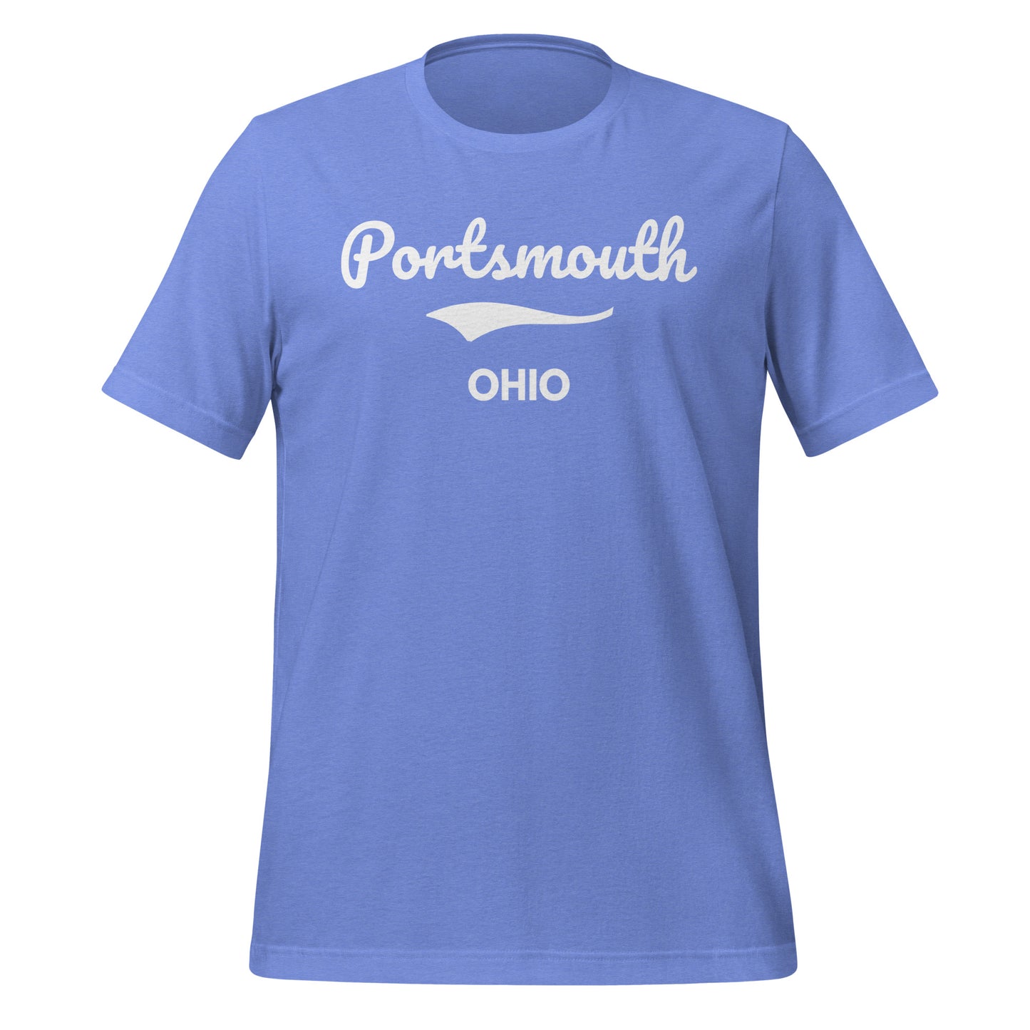 Portsmouth Ohio Script Short Sleeve Unisex t-shirt