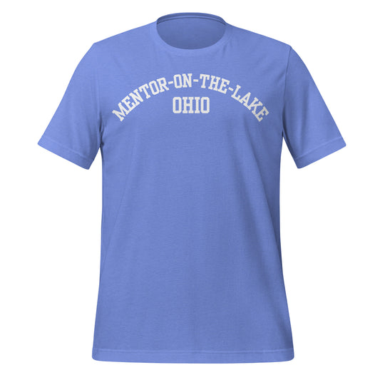 Mentor On The Lake Ohio Block Short Sleeve Unisex t-shirt