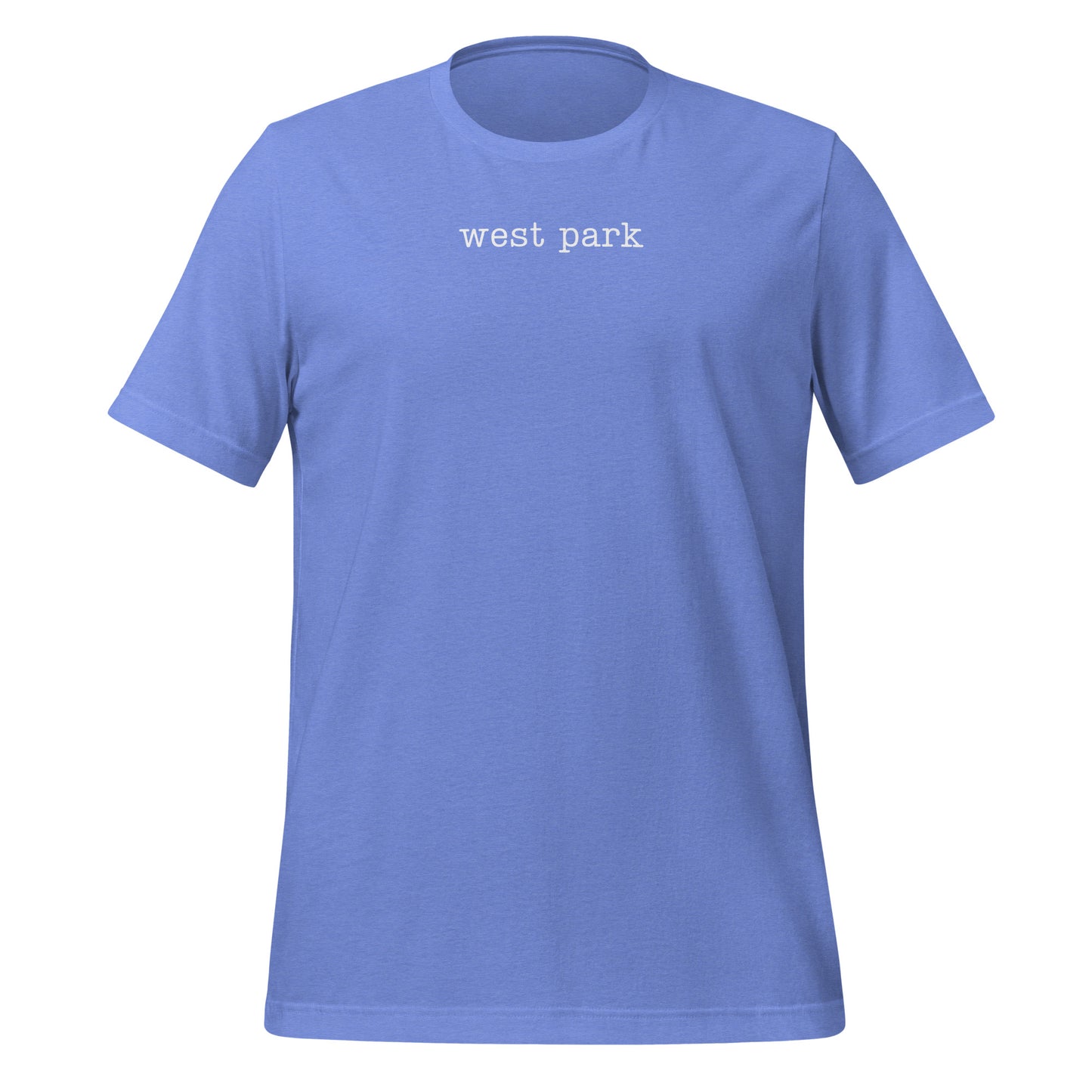 West Park Ohio Minimalist Short Sleeve Unisex t-shirt