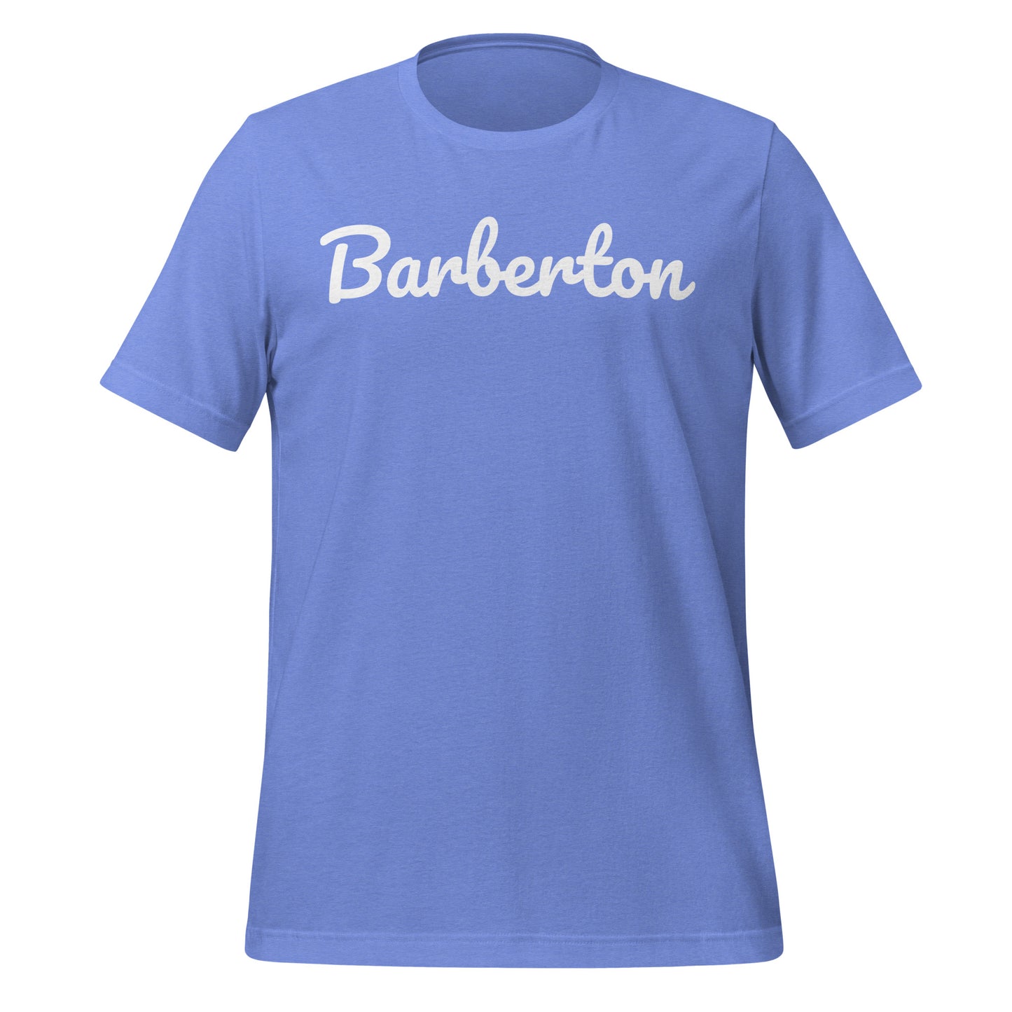 Barberton Ohio Solo Script Unisex t-shirt