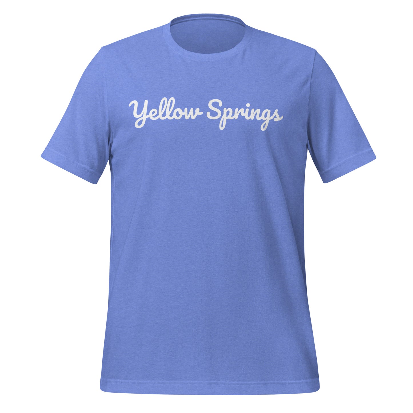 Yellow Springs Ohio Solo Script Unisex t-shirt