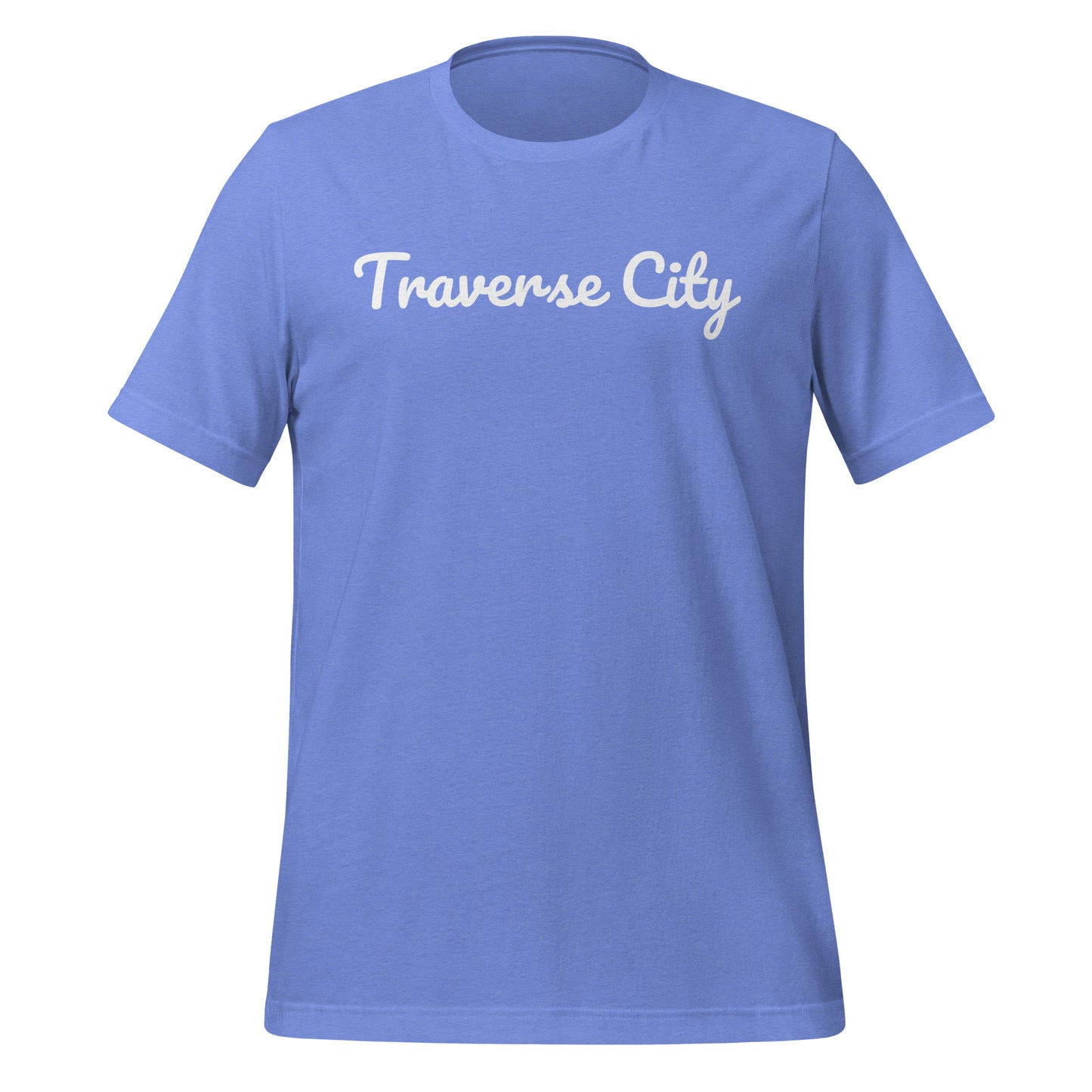 Traverse City, Michigan Solo Script Unisex T-Shirt