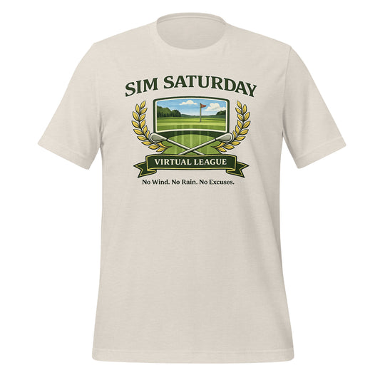 Simulator (SIM) Saturday Golf Unisex T-Shirt