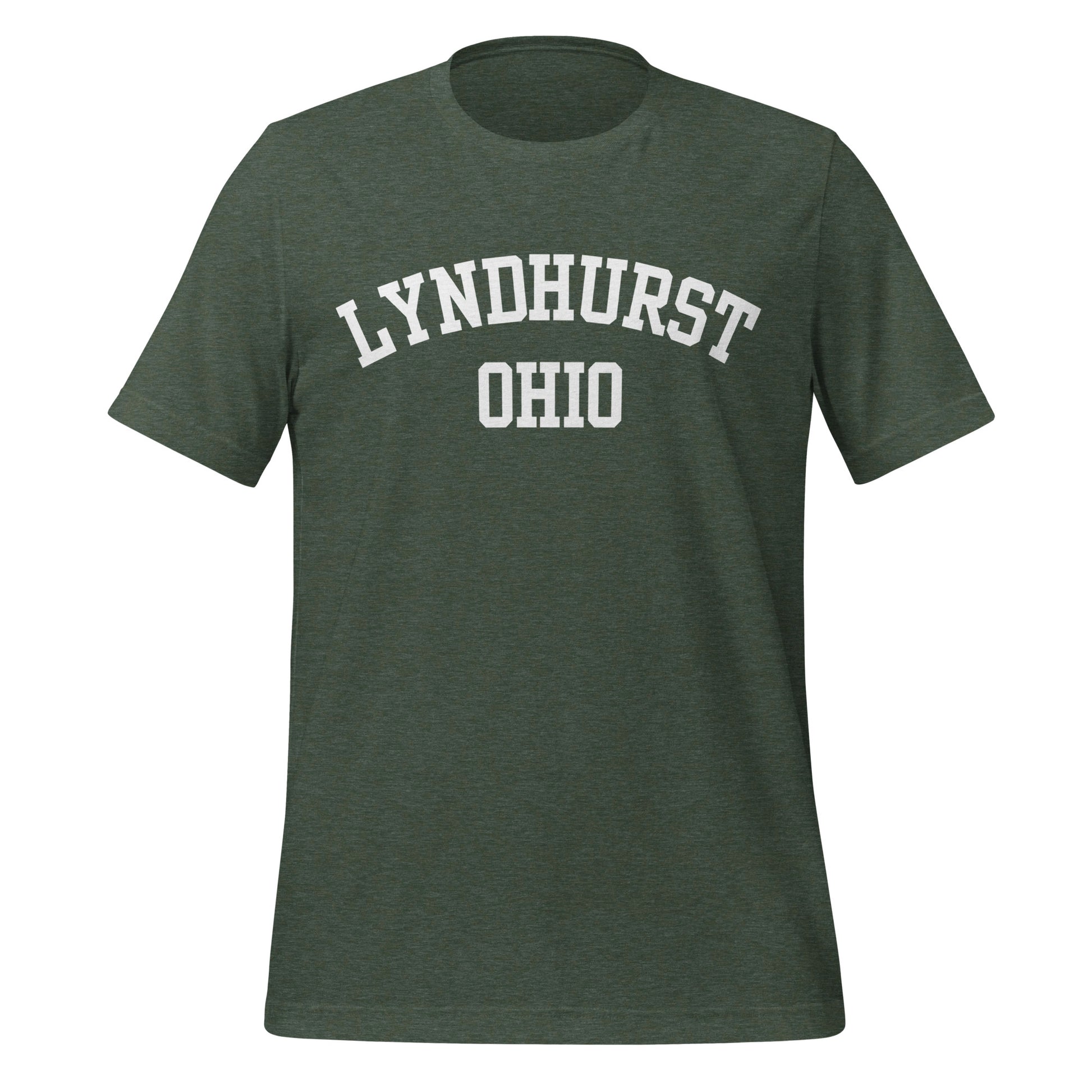 Lyndhurst Ohio Block Short Sleeve Unisex T-Shirt