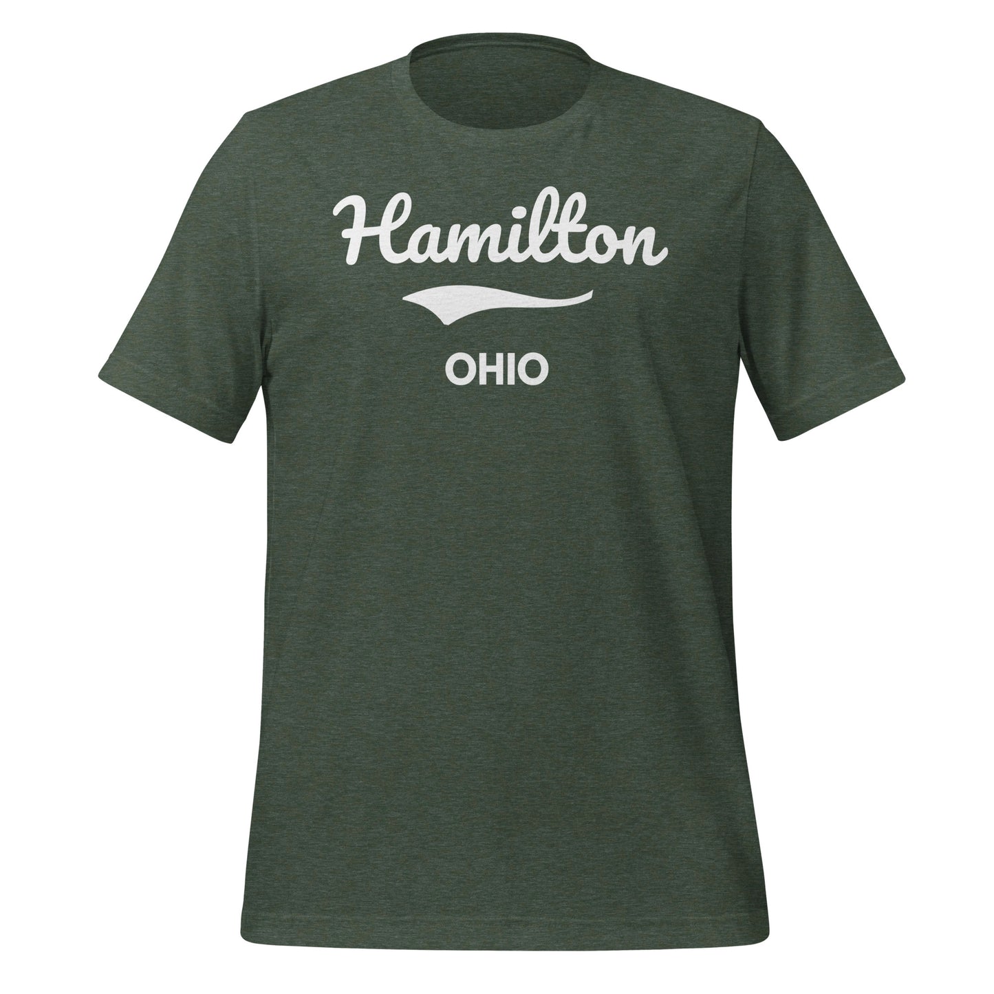Hamilton Ohio Script Short Sleeve Unisex t-shirt