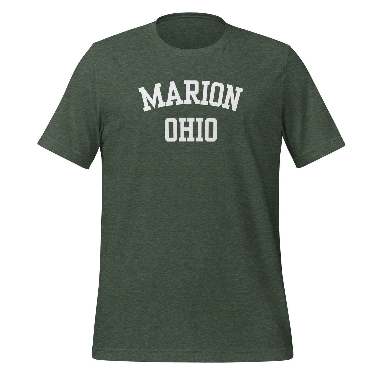 Marion Ohio Block Short Sleeve Unisex t-shirt