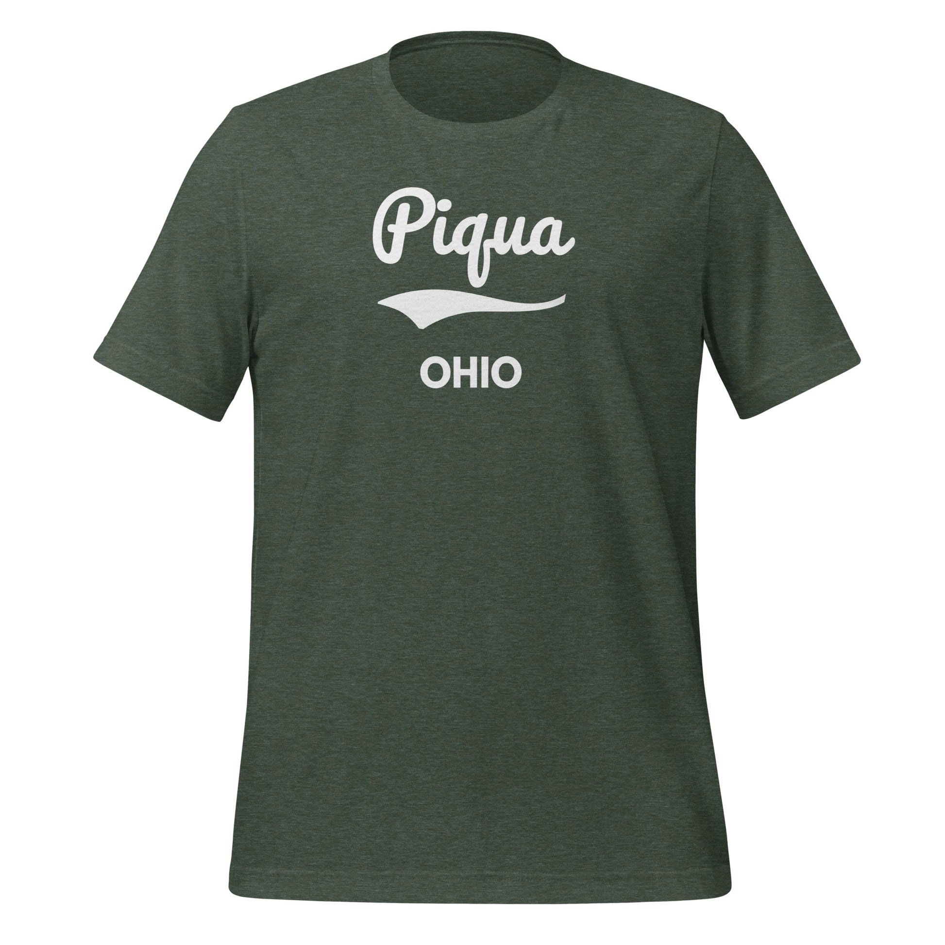 Piqua Ohio Script Short Sleeve Unisex T-Shirt