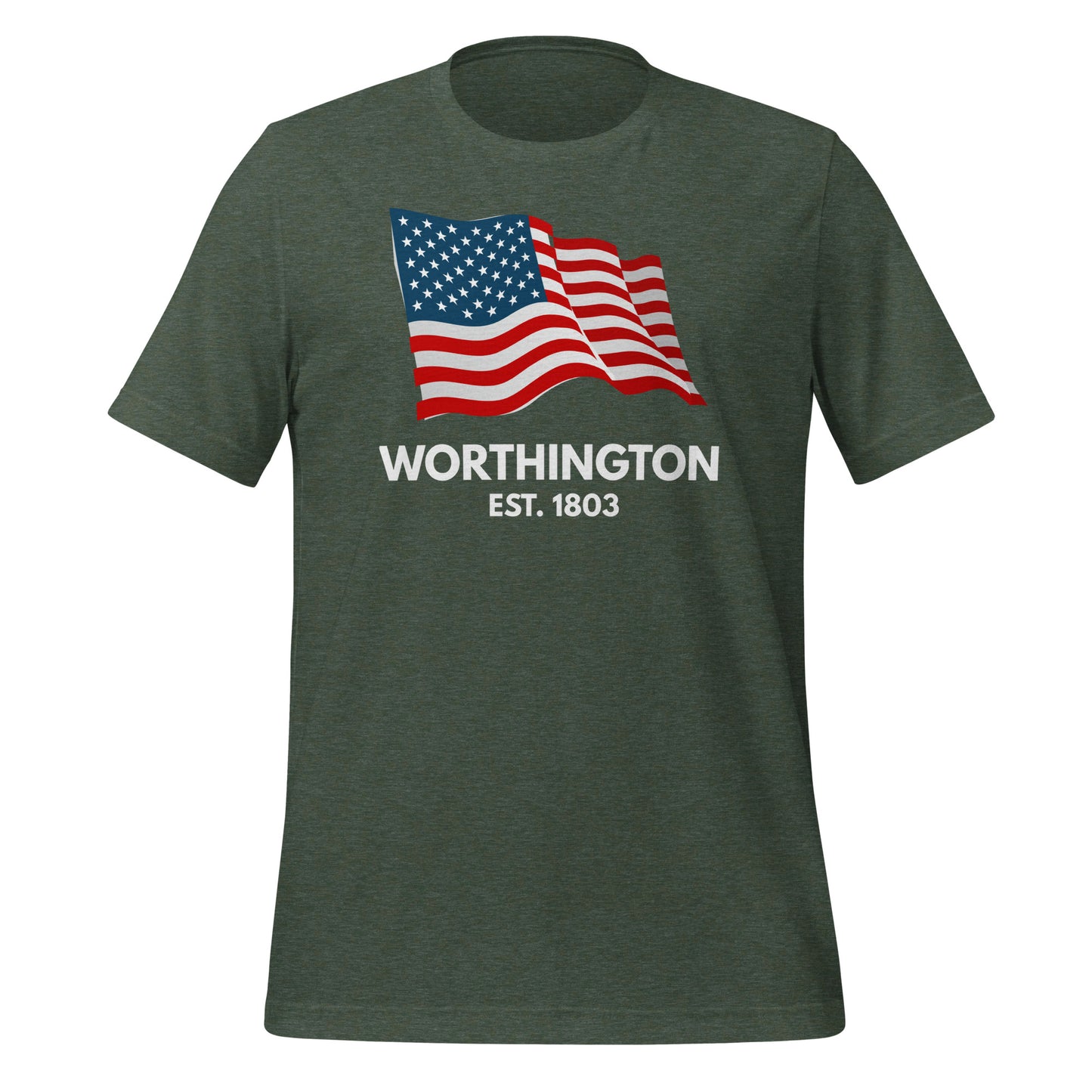 Worthington Ohio USA Short Sleeve Unisex T-shirt