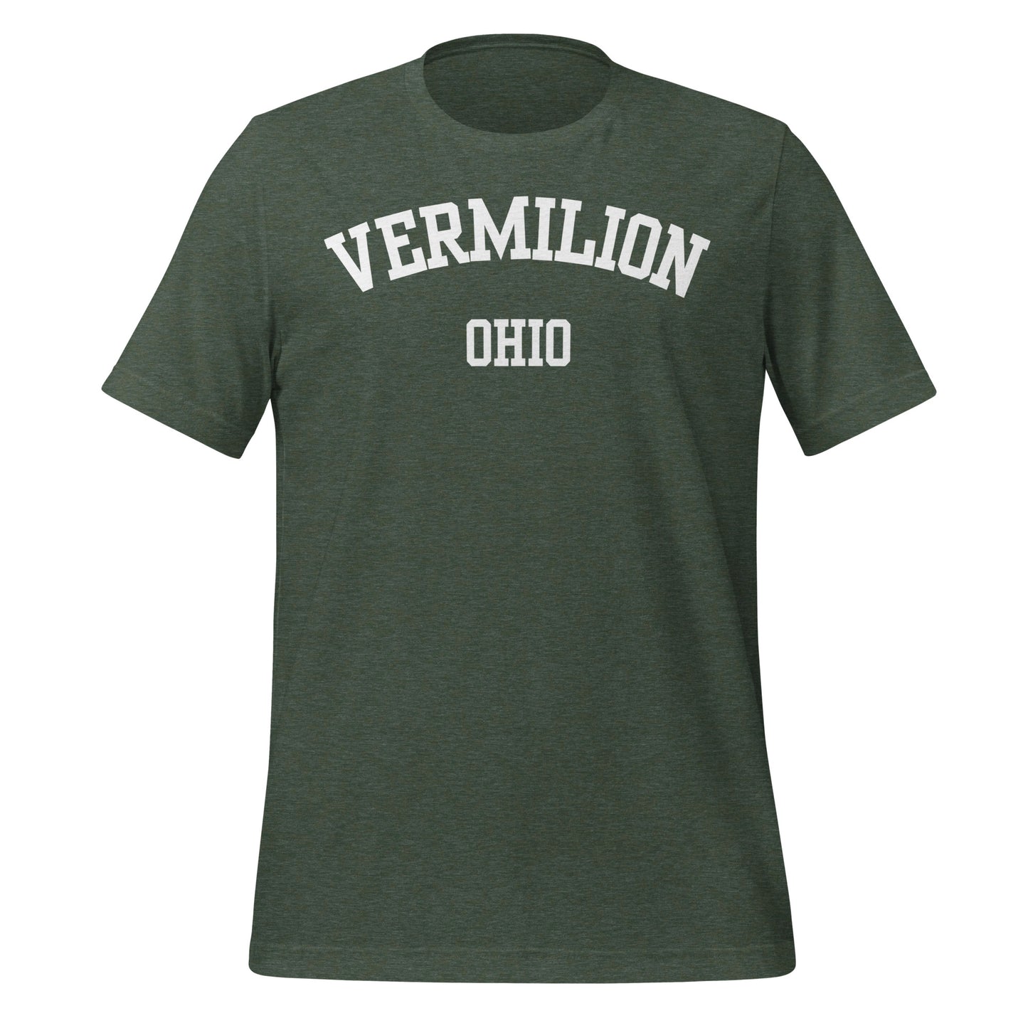 Vermilion Ohio Block Short Sleeve Unisex t-shirt