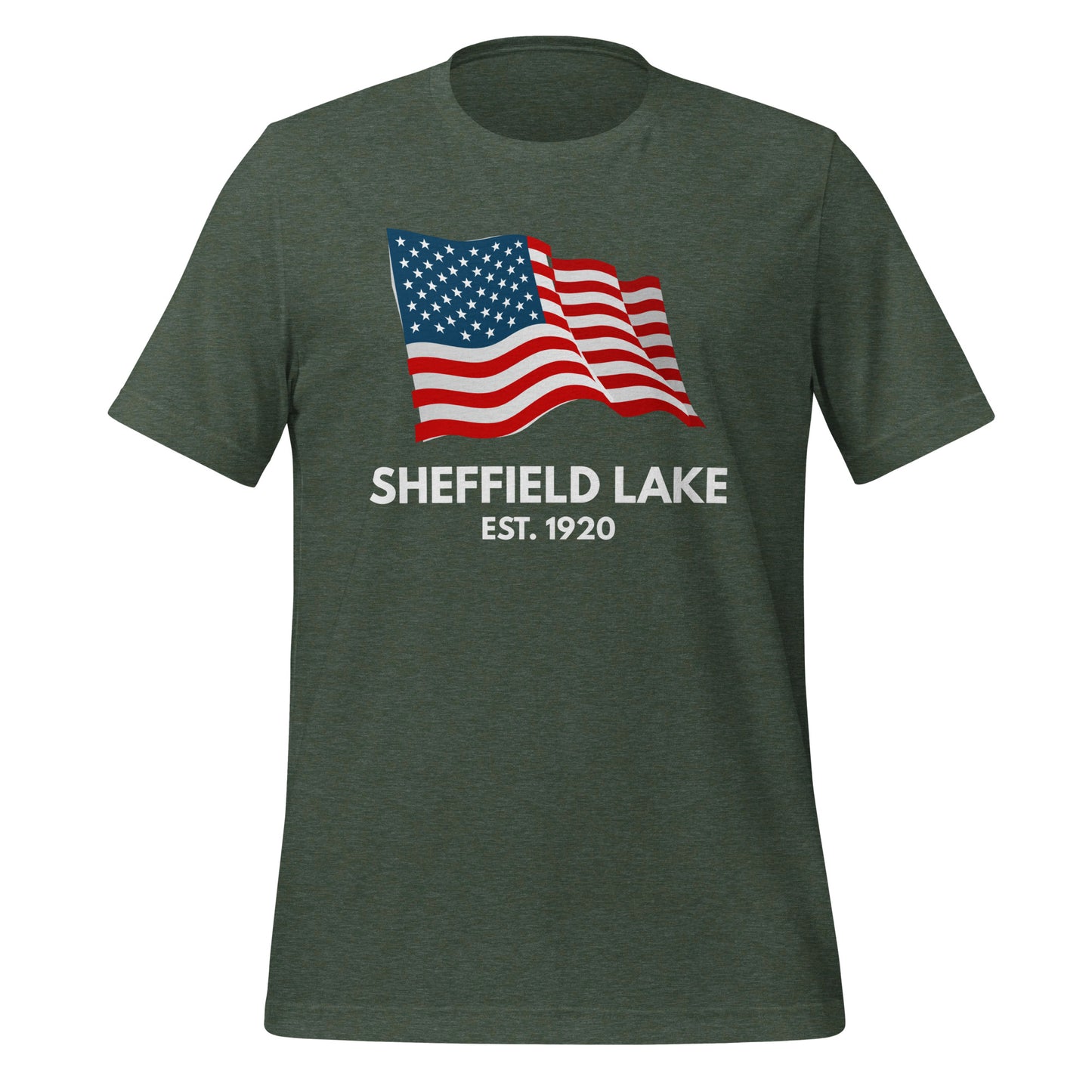 Sheffield Lake Ohio Fourth of July Short Sleeve Unisex t-shirt