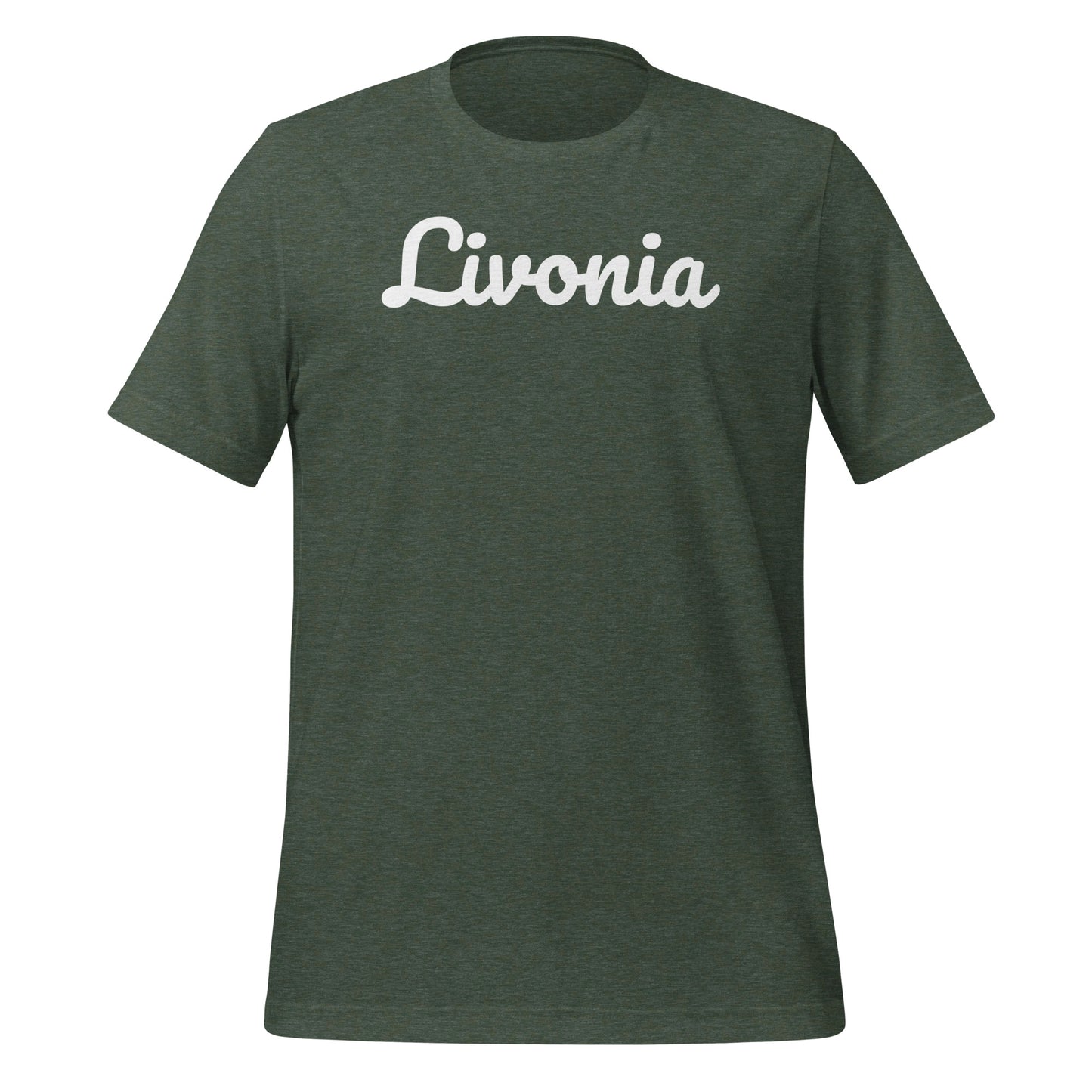 Livonia Michighan Solo Script Unisex T-shirt