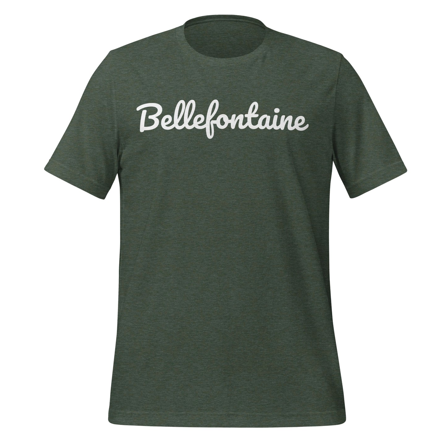 Bellefontaine Ohio Solo Script Unisex t-shirt