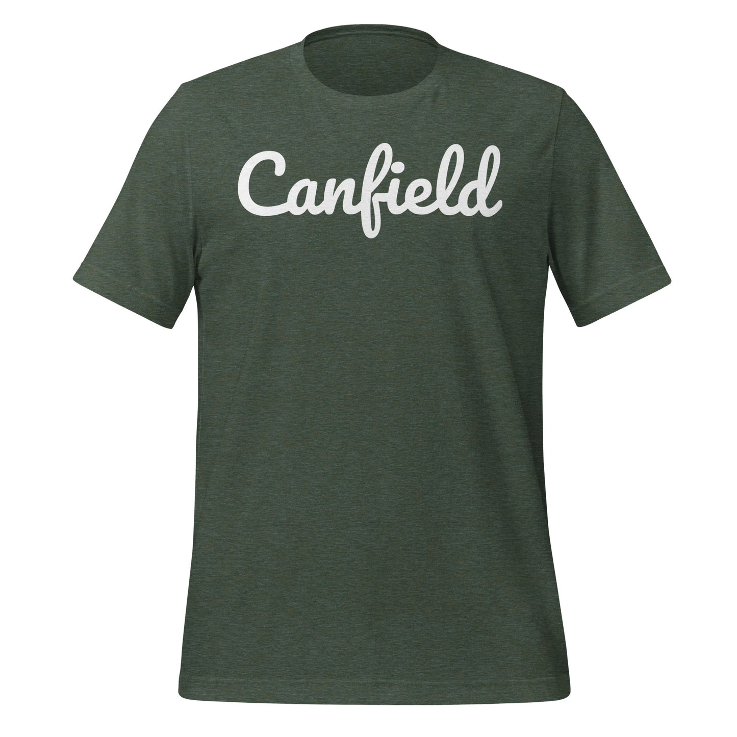 Canfield Ohio Solo Script Unisex t-shirt