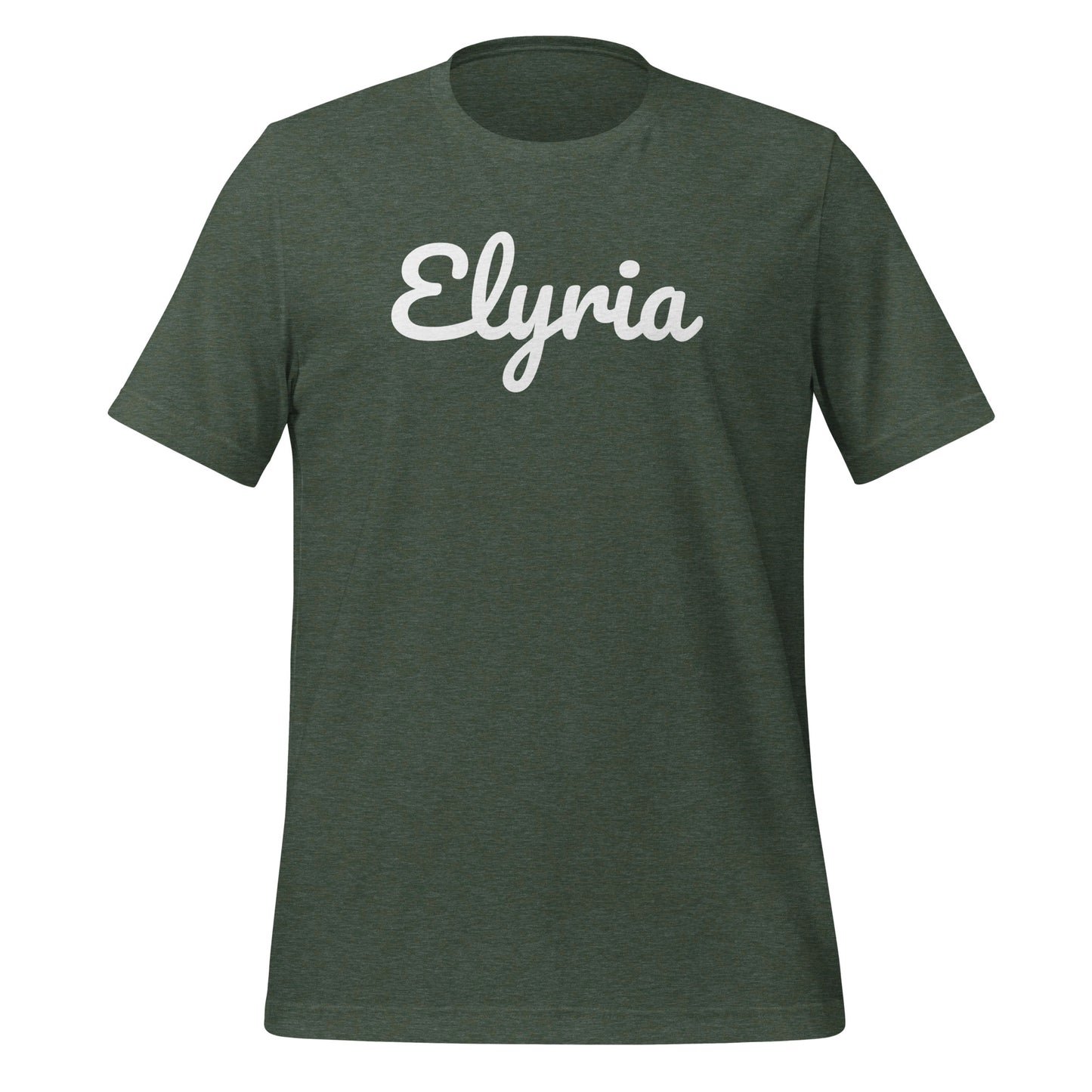Elyria Ohio Solo Script Unisex t-shirt