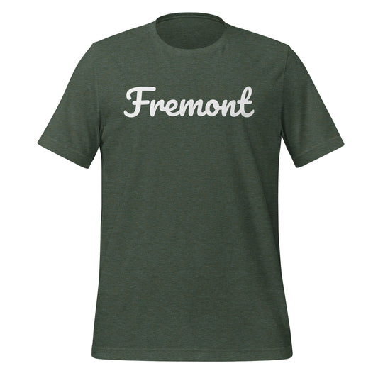 Fremont Ohio Solo Script Unisex t-shirt