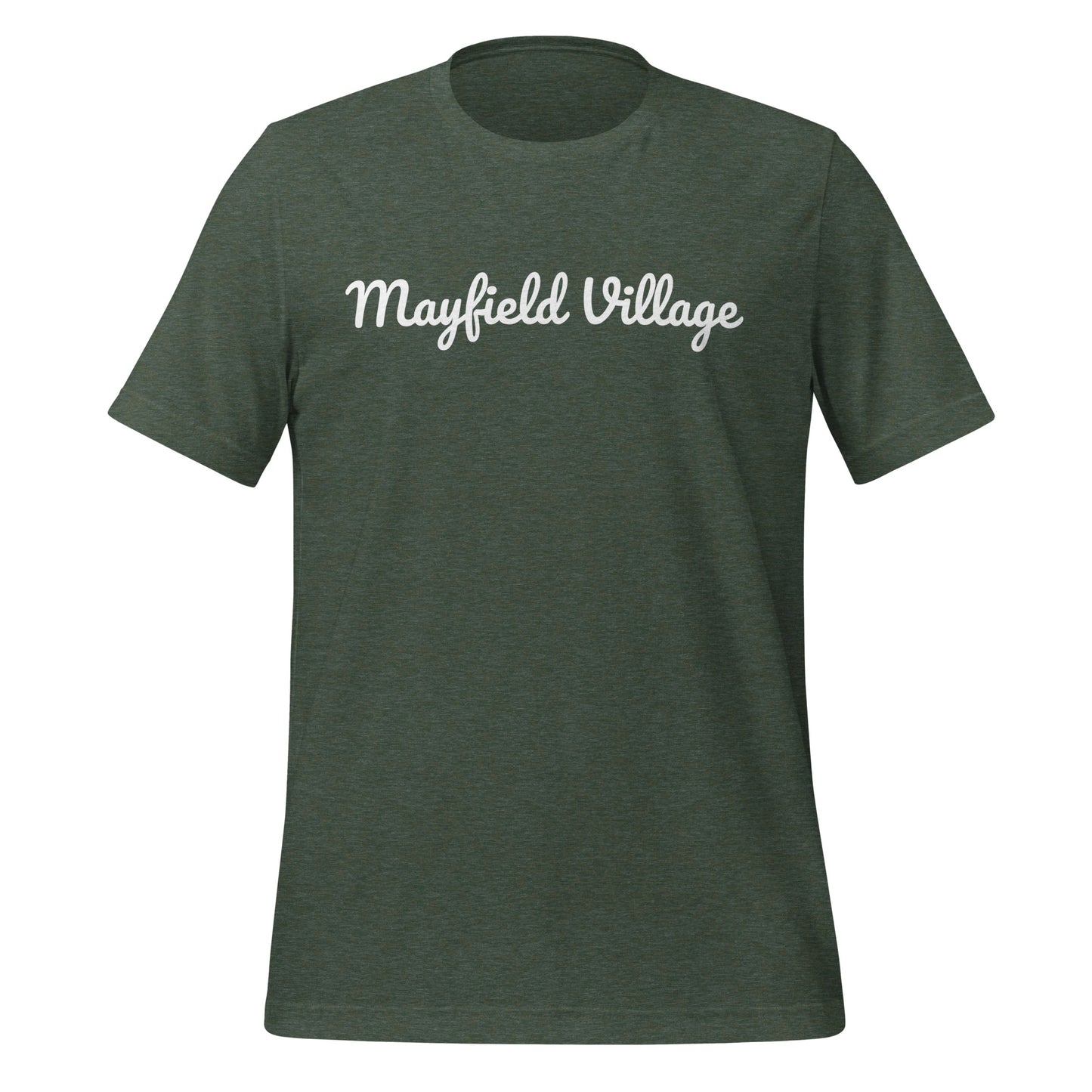 Mayfield Village Ohio Solo Script Unisex t-shirt