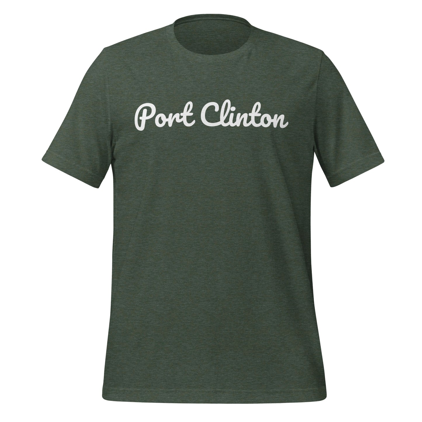Port Clinton Ohio Solo Script Unisex t-shirt
