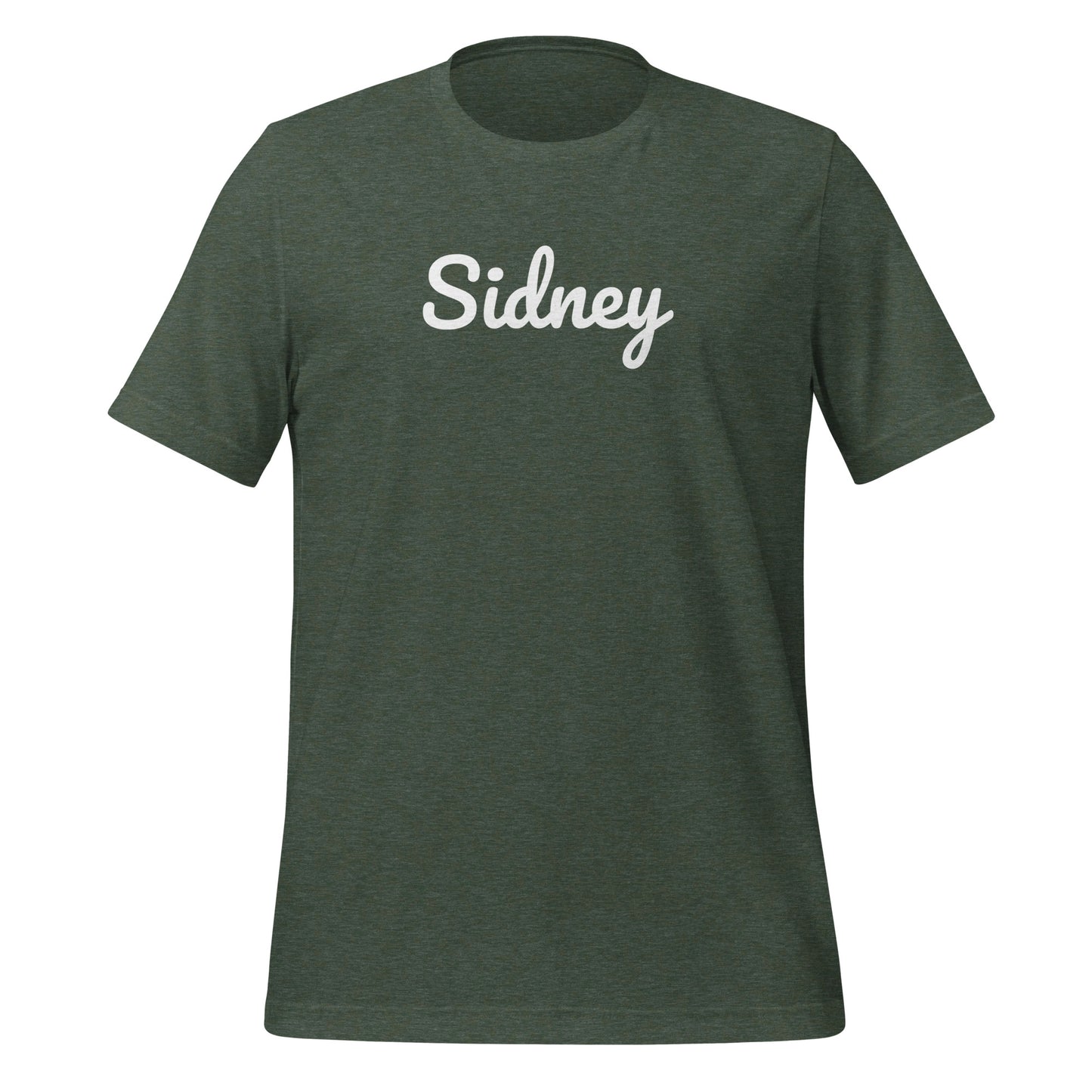 Sidney Ohio Solo Script Unisex t-shirt
