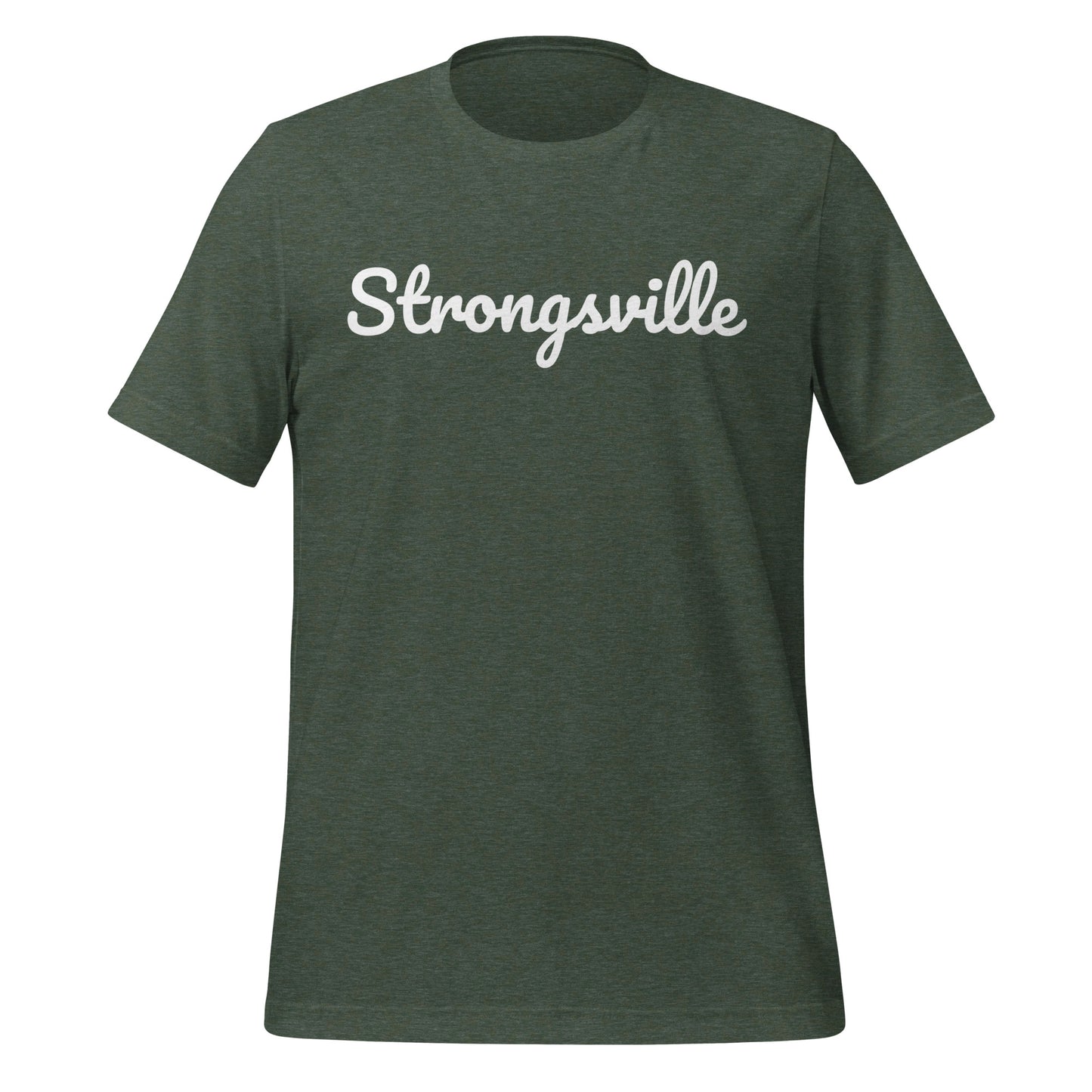 Strongsville Ohio Solo Script Unisex t-shirt